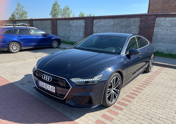 Audi A7 cena 209000 przebieg: 31000, rok produkcji 2019 z Wrocław małe 742